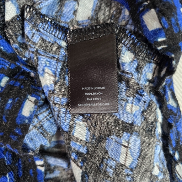 Vera wang womens long-sleeved pullover top RN73277 size XL in blue - Picture 4 of 11